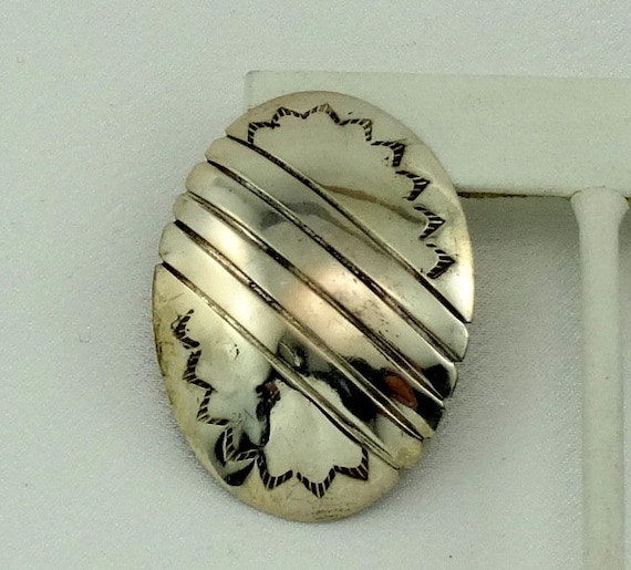 Vintage Juan Alberta Navajo Artisan Hallmarked 