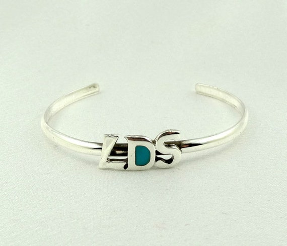 Youth Size Hand Made Sterling Silver and Turquois… - image 6