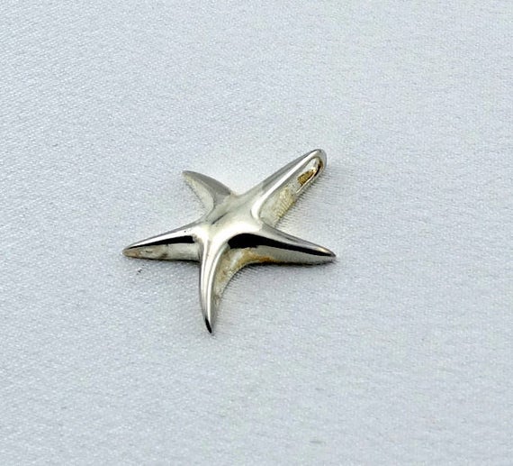 Starfish Vintage Solid Sterling Charm FREE SHIPPI… - image 2