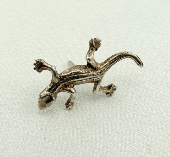 Leap'n Lizards! Sterling Silver "Lizard" Pin FREE… - image 1