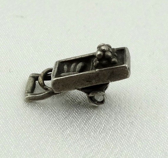 Antique Farmers Market Cart Vintage Sterling Silv… - image 1