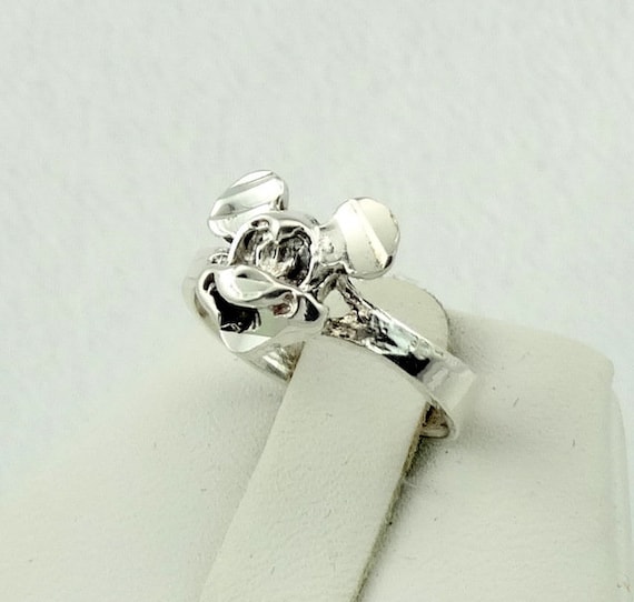 アクセサリー vintage silver925 mickey mouse ring Mickey Mouse ring baby band Disney sterling silver women girls