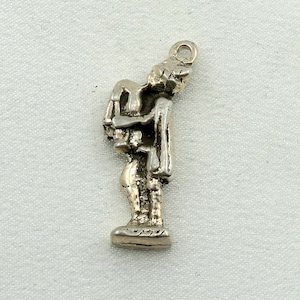 Bag Pipe Speler Vintage Sterling Silver Charm GRATIS VERZENDING!   #BAPI-CM17