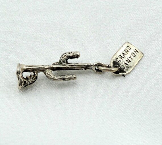 Cactus Vintage Solid Sterling Charm FREE SHIPPING… - image 6