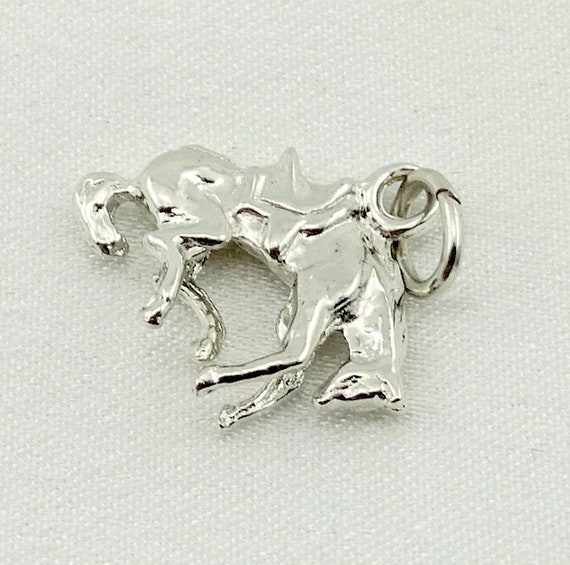 Rodeo Horse Vintage Sterling Silver Charm FREE SH… - image 5