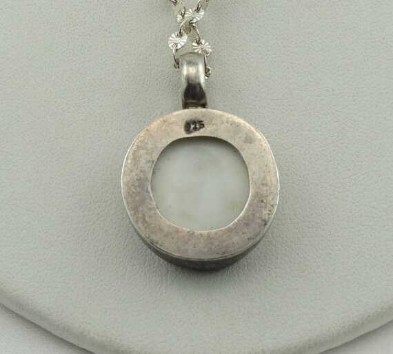 Decorative Natural Sea Shell Sterling Silver Pend… - image 4