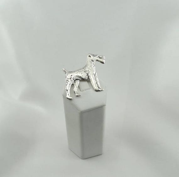 Handsome Vintage Sterling Silver Yorkshire Dog Br… - image 3