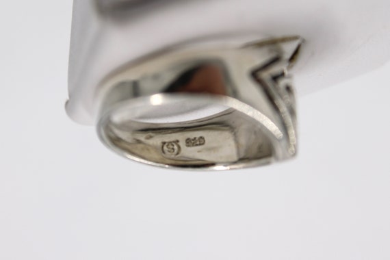 Vintage Celtic Knot Design Solid Sterling Silver … - image 5