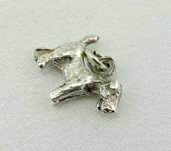 Yorkshire Terrier Dog Sterling  Silver Charm FREE… - image 5