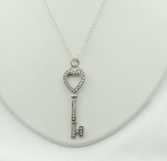 The "Key To Your Heart" Vintage Sterling Silver a… - image 1
