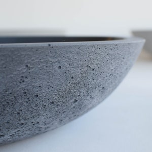 Concrete Bowl large, modern, inverse design image 4