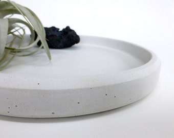 Round Concrete Tray