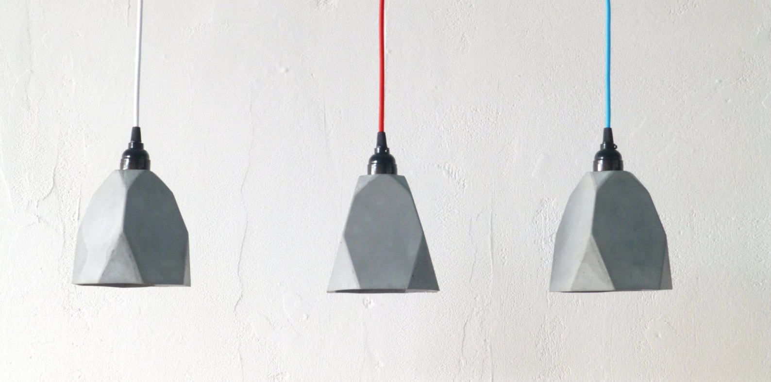 Concrete Pendant Light Etsy