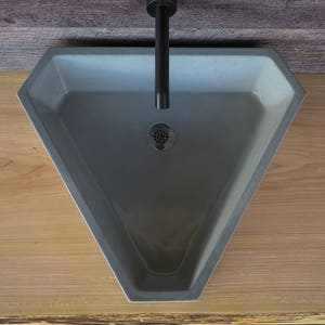 Concrete Sink Triangular Vessel, Triangle image 6