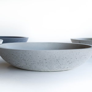 Concrete Bowl large, modern, inverse design image 2