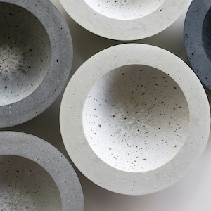 Concrete Bowl - Wide Rim