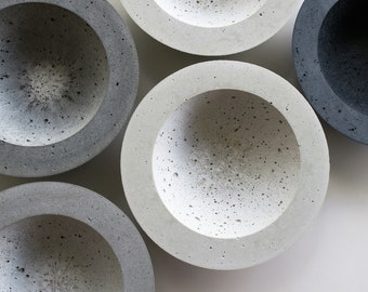 Concrete Bowl - Wide Rim