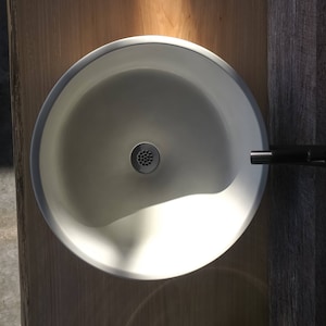 Concrete Sink Round Vessel, Circle image 4