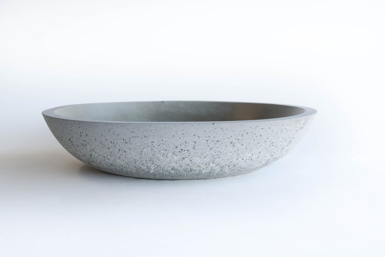 Concrete Bowl - Large, Modern, Inverse Design - Etsy