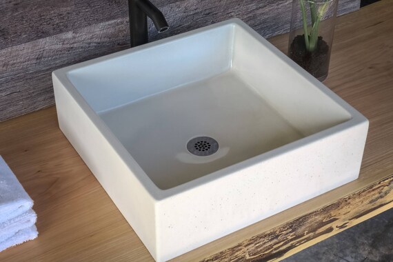 Beton Waschbecken Platz Schiff Platz Etsy