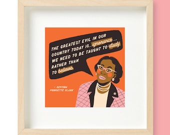 Septima Clark (25% of profits will go to the American Civil Liberties Union)