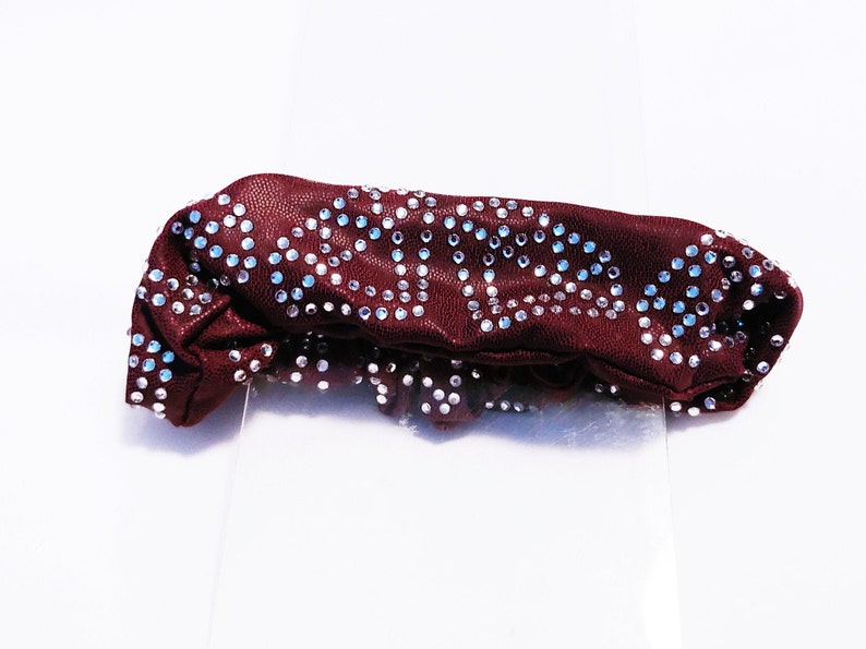 Fabric hair tie dance scrunchie hair tie,hair Scrunchie Diamond scrunchies cheer scrunchie gymnastics scrunchie rhinestone scrunchies