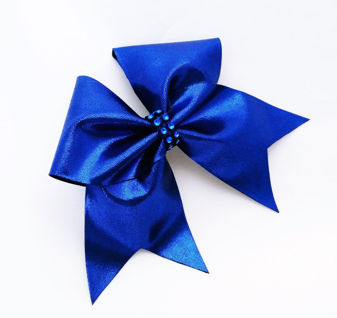Dark Blue Cheer Bow Cheer Bows Cheerleading Bow Cheerleader Etsy