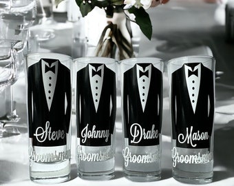 Groomsmen Gifts, Groomsman Gift, Shot Glasses, Proposal Gifts