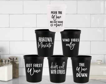 Bachelorette Cups, Bachelorette Party Favors,