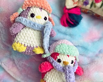 Penguin Stuffie | Crochet Penguin | Chilly Penguin