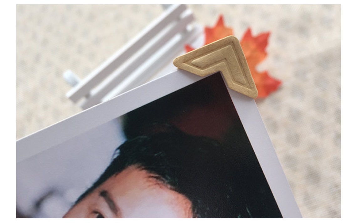 24 pcs Paper Photo Corners Stickers // Scrapbooking Etsy