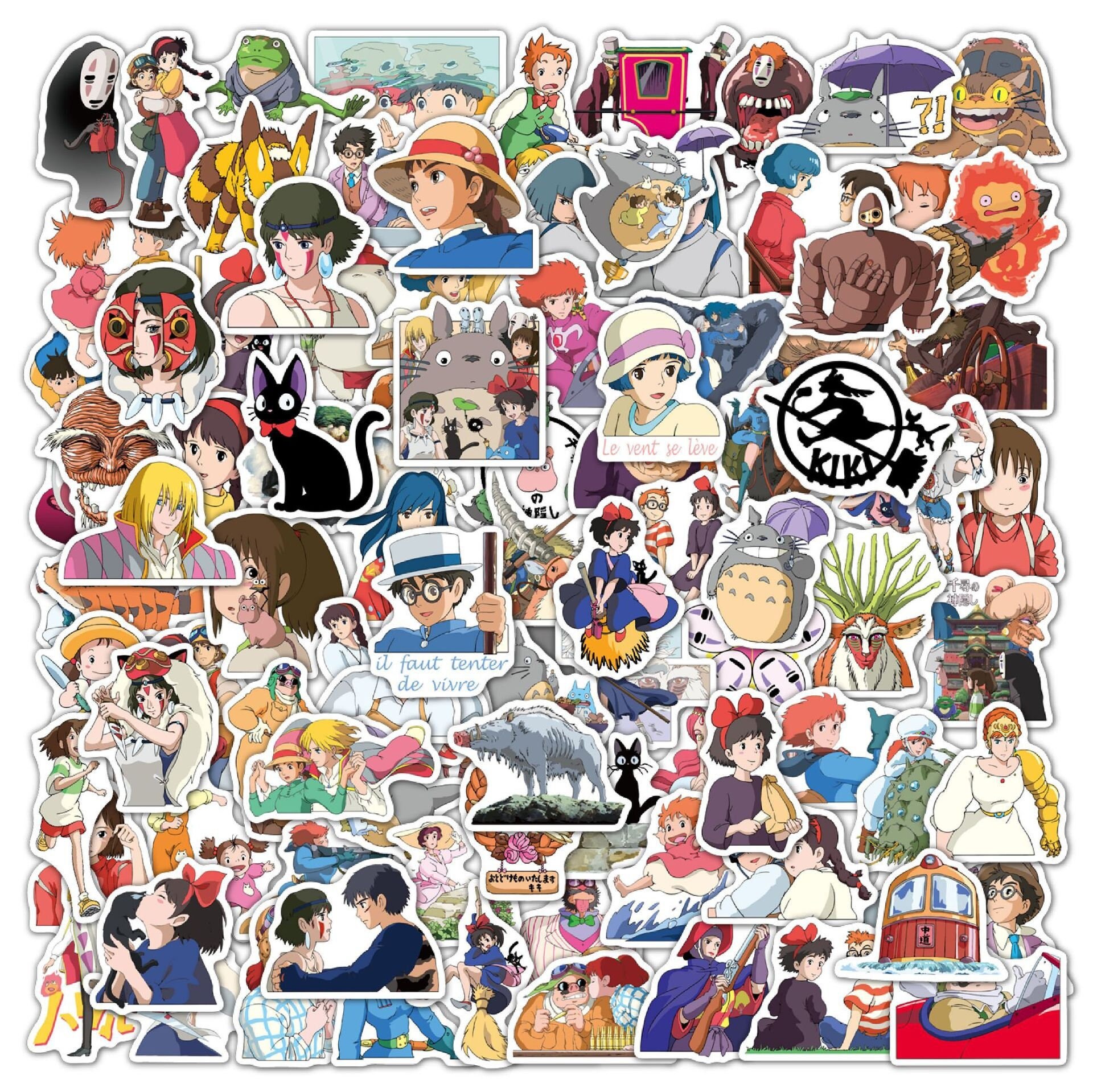 studio ghibli stickers etsy singapore