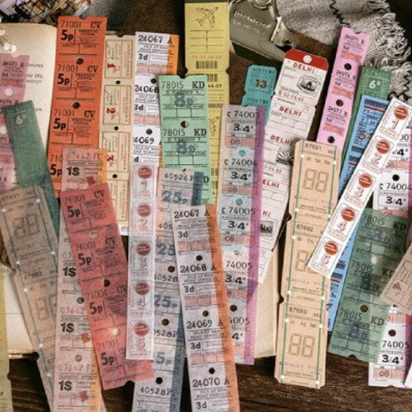 Entrance Ticket Stickers Etsy