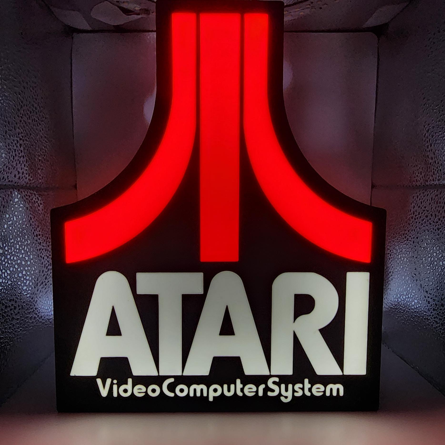 Atari Logo (light up Sign) - Etsy
