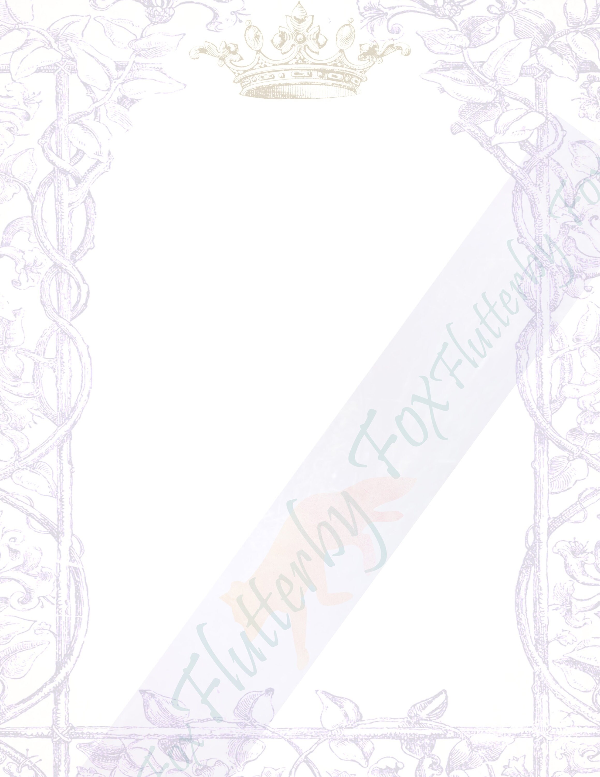 Fairy Tale Paper Printable Fairy Tale Page Storybook Paper - Etsy