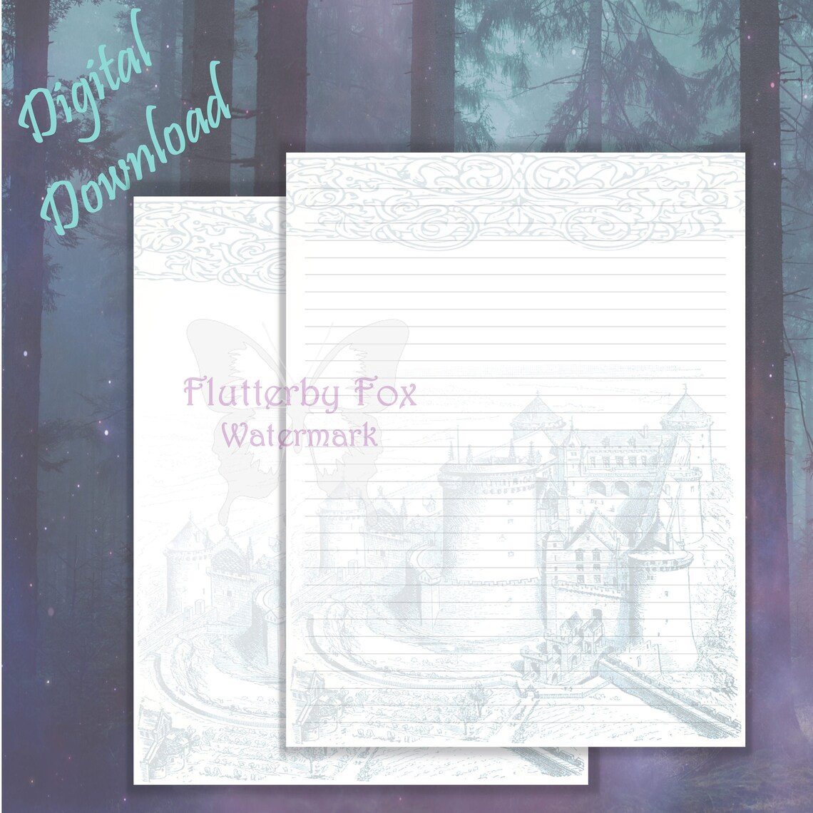 Free printable castle templates picture