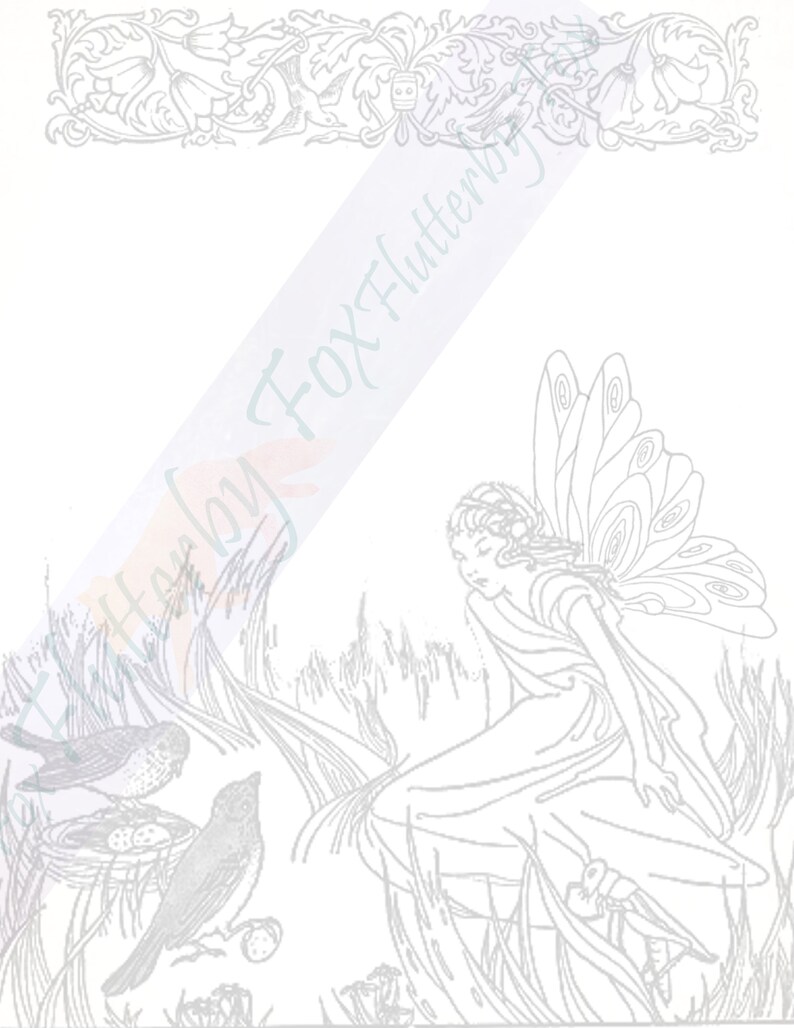 Letter from fairy to child image