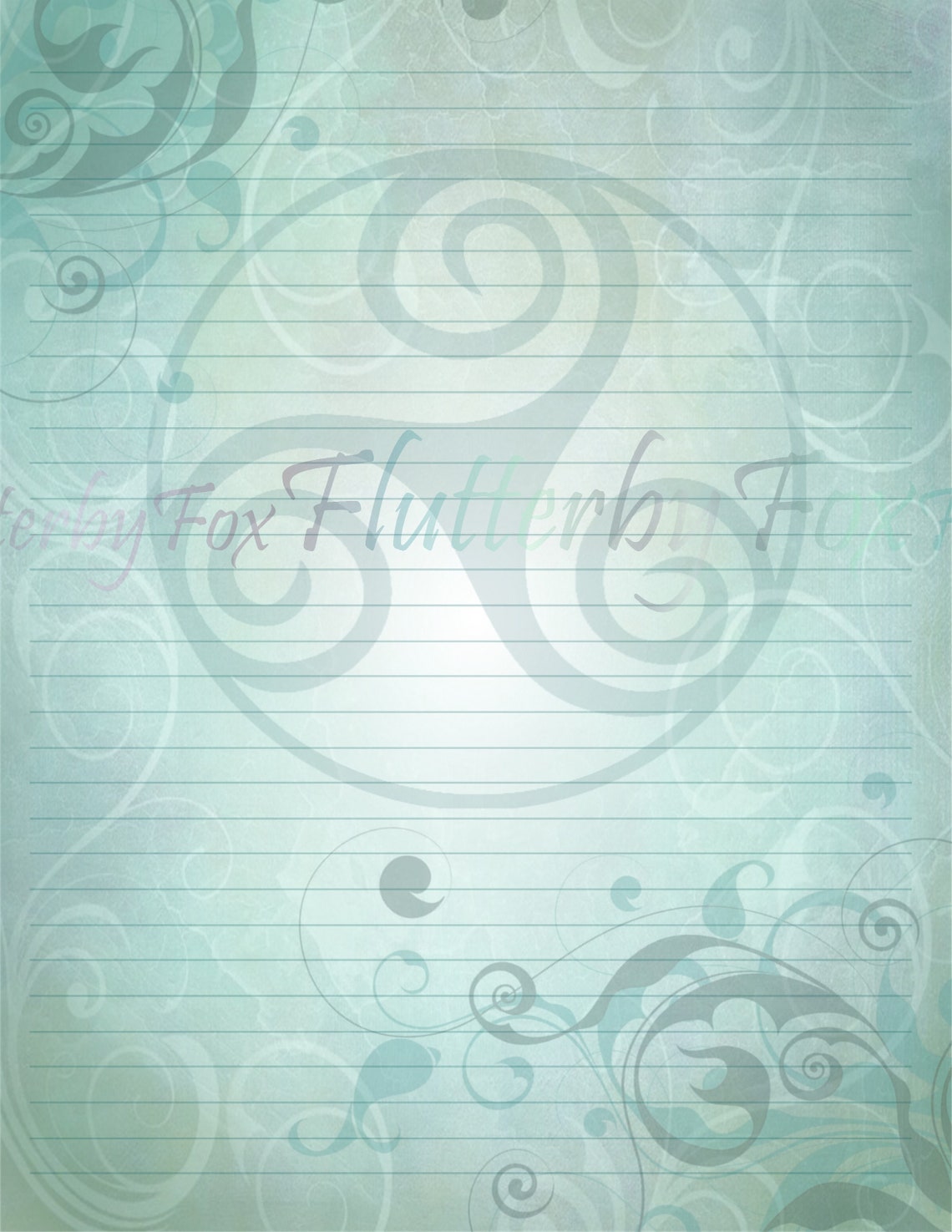 Printable Celtic Paper Celtic Stationery Page Celtic Knot | Etsy