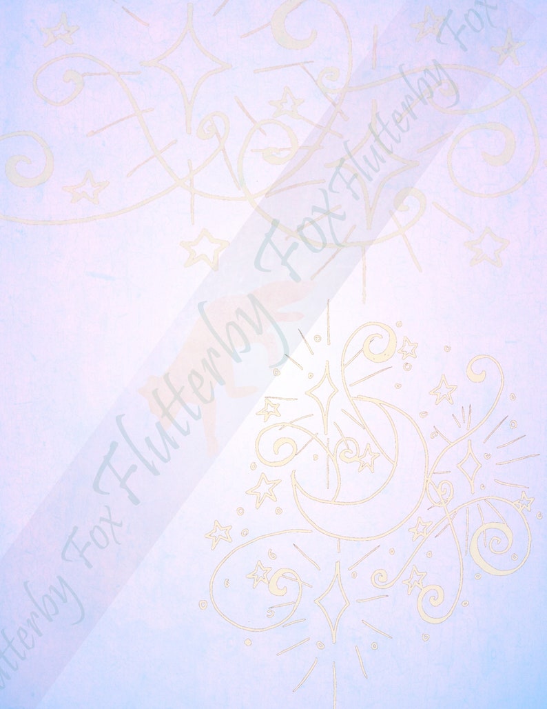 Moon Writing Paper Printable Moon Pages Moon Stationery - Etsy