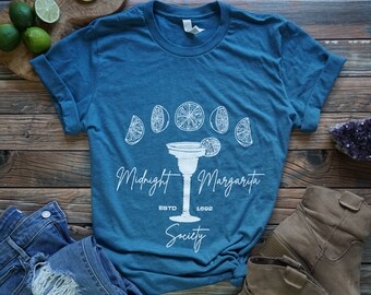 USA ONLY - Teal Midnight Margaritas Society T-Shirt