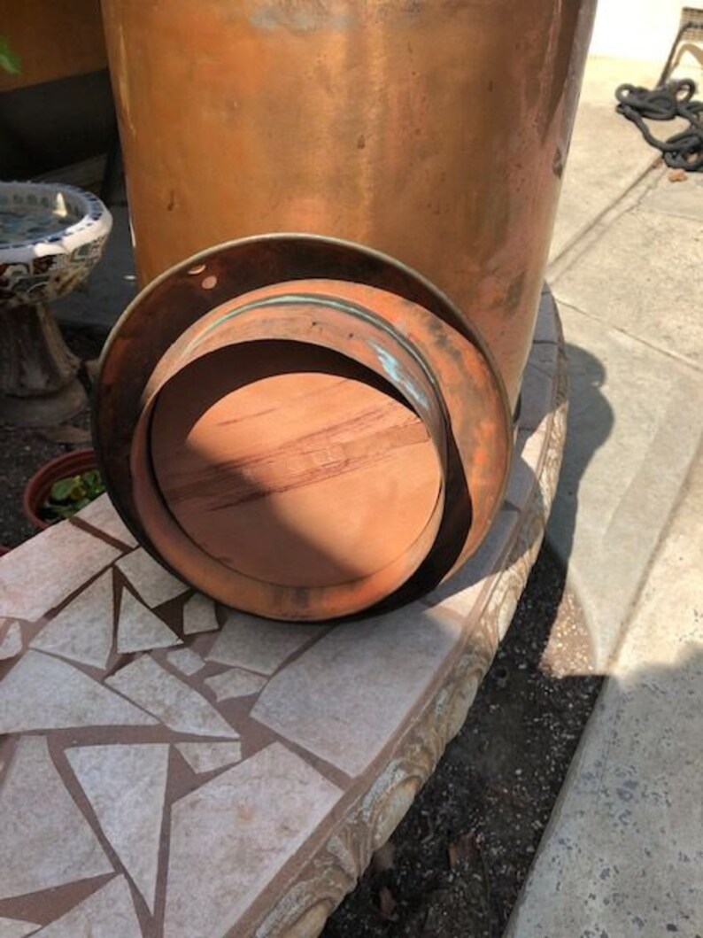 Antique COPPER MILK CAN - Etsy