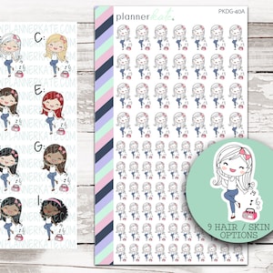 PKDG-40 || DANCE Pk Doodles Planner Stickers (9 Variations)