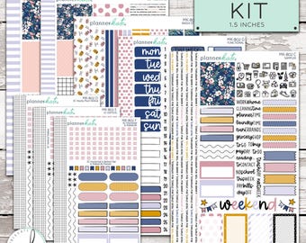 MK-802 WEEKLY || "Fresh Start" - Weekly Kit Planner Stickers