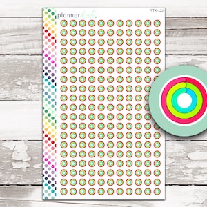 STK-122 || ACTIVITY RING Dot Planner Stickers