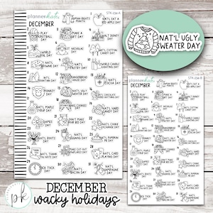 DECEMBER Wacky Holidays - Neutral | STK-234