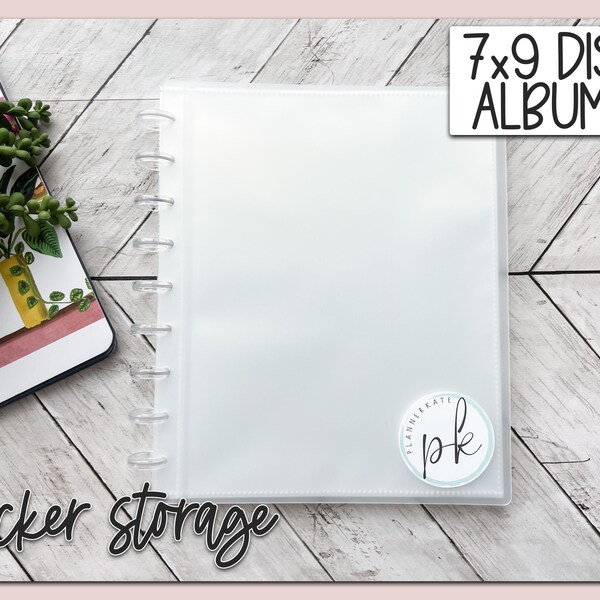 7x9 DISC ALBUM - Sticker Storage