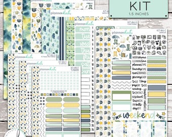 KIT-810 WEEKLY || "Rainy Day Reads" - Weekly Kit Planner Stickers