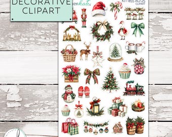 KIT-855 CLIPART || "Christmas Traditions" Kit Add Ons