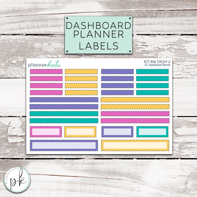 KIT-816 7x9 Dashboard Planner || "floral Splash" Weekly - Erin Condren ...