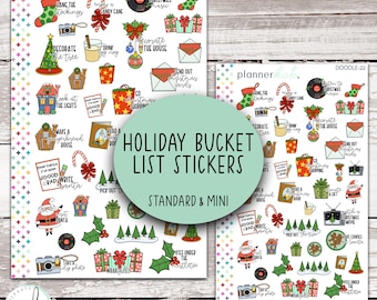 DOODLE-21/22 || HOLIDAY Bucket List - Standard + Mini Size (S-1803 S-1804)